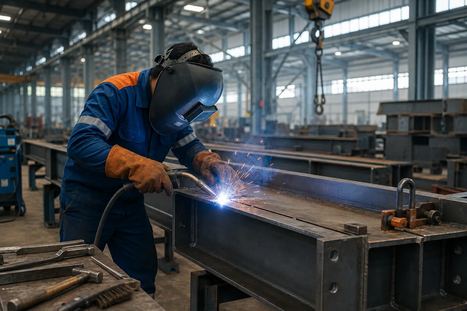 Layanan Steel Structure Fabrication PT Tritek Energi Indonesia